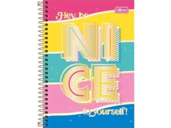CADERNO ESPIRAL 1/4 BE NICE CD 80F - loja online