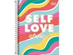 CADERNO CD COLEGIAL ESPIRAL BE NICE 01 MATERIA 80FLS - loja online