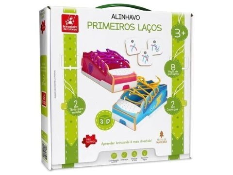 BRICANDEIRA DE CRIANCA ALINHAVO PRIMEIROS LACOS 9244