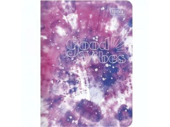 CADERNO CAPA DURA PONTILHADO FITTO G GOOD VIBES 80F CAPA SORTIDAS na internet