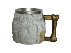 CANECA FORMATO 3D 250ML SHITZU RESINA E ALUMINIO