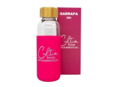 GARRAFA DE VIDRO ECO 450ML BONS PENSAMENTOS 334707 - comprar online