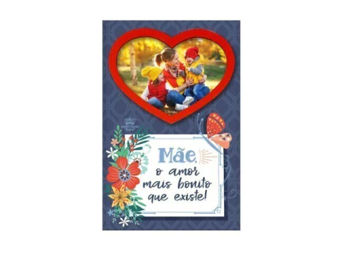 PORTA RETRATO DE MESA G MÃE O AMOR MAIS BONITO...9X11CM