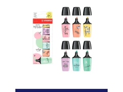 MARCA TEXTO PASTEL LOVE MINIEST C/6 07/06-27 - Papelaria Visão