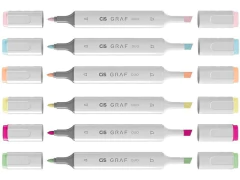 MARCADOR CIS GRAF DUO EST C/6TONS PASTEL na internet