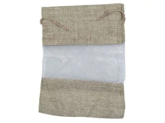 SACO DE ORGANZA JUTA 16X23CM 2595 GALA CROMUS - comprar online