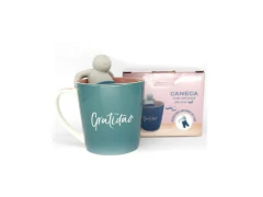 CANECA COM INFUSOR PARA CHA GRATIDAO 350ML na internet