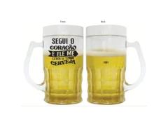 CANECA DE CHOP 650ML SEGUI O CORACAO EAN :7908011764337 - comprar online