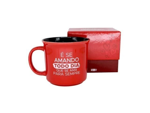 CANECA TOM 350ML AMANDO TODO DIA - comprar online
