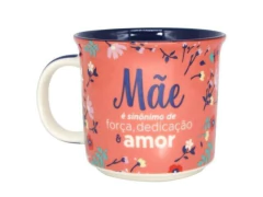 CANECA TOM 350ML MAE FORCA, DEDICACAO E AMOR na internet