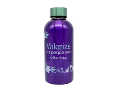 GARRAFA CANTIL MAX MINI METALICO 400ML VALORIZE AS PEQUENAS VITORIAS - comprar online