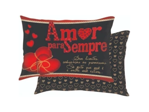 ALMOFADA AMOR PARA SEMPRE 33X45 - comprar online