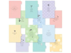 CADERNO ARGOLADO FRASES COLORIDAS CAPA SORTIDAS - Papelaria Visão