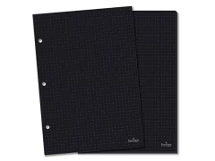 REFIL PARA CADERNO ARGOLADO PRETO PONTILHADO 30 FLS na internet