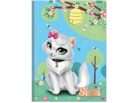 CADERNO BROCHURA PEQUENO 96FLS 1/4 SISSI CP SORTIDAS - comprar online