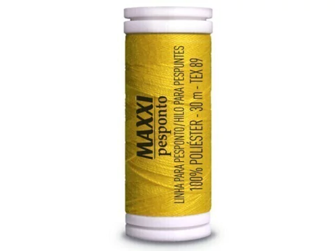 LINHA MAXXI PESPONTO COR 140 AMARELO OURO