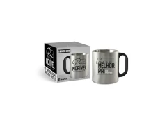 CANECA METAL INOX - PAI INCRIVEL - comprar online