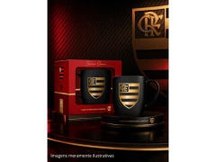CANECA PORCELANA URBAN 360ML FLAMENGO SERIE OURO - loja online