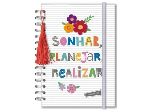 PLANNER PERMANENTE P FRASES COLORIDAS - comprar online