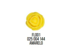 FLOR EM EVA COR AMARELO FLOR ARTE LARG 3,6 CMFL001-036 004 - comprar online