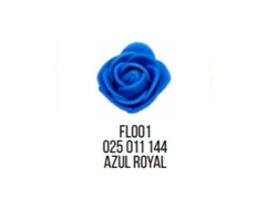 FLOR EM EVA - C/12 UNID COR AZUL ROYAL FLOR ARTE LARG 3,6 CM FL001-036 011 - comprar online