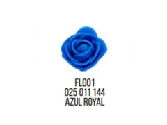 FLOR EM EVA - C/12 UNID COR AZUL ROYAL FLOR ARTE LARG 3,6 CM FL001-036 011 - comprar online