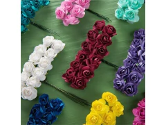 FLOR EM PAPEL - C/12 UNID COR AZUL CLARO FLOR ARTE LARG 2,0 CM FL002-020 156 na internet