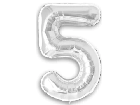 BALAO METALIZADO 1640 CM PRATA 5 - comprar online