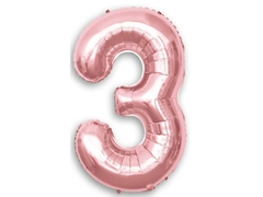 BALAO METALIZADO 1640 CM ROSE 3 - comprar online