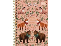 CADERNO ESPIRAL PEQUENO 1/4 CAPA DURA LOVELAND 80FLS na internet
