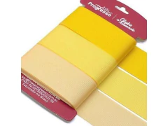 CARTELA DE FITA GORGURAO KGL001 38 MM COR 007 TONS DE AMAREL - comprar online