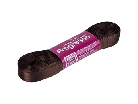 FITA CETIM SIMPLES CF002 10MM COR 340 MARROM CAFE PECA 10 ME - comprar online