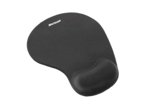MOUSE PAD GEL MULTILASER PRETO - comprar online