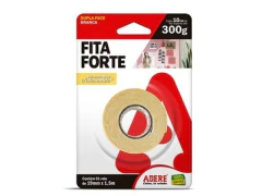 FITA DUPLA FACE ESPUMA BRANCA ADERE FITA FORTE DECORACAO &AM 19MM - comprar online