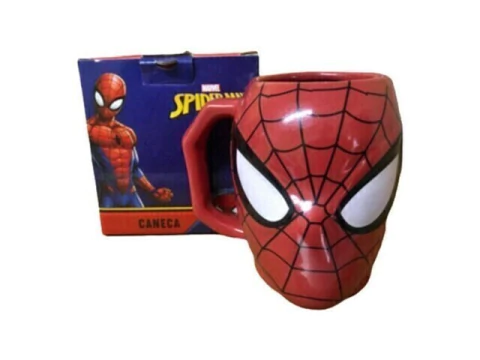 CANECA FORMATO 3D 400ML SPIDER MAN-HOMEM ARANHA - comprar online