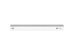REGUA EM POLIESTIRENO 30CM ACADEMIE - comprar online