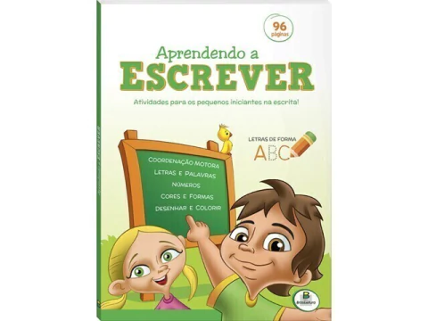 LIVRO INFANTIL APRENDENDO A ESCREVER - comprar online