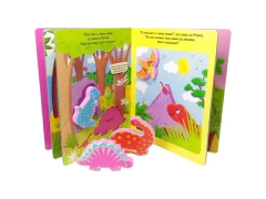 LIVRO INFANTIL LEIA E BRINQUE: DINOSSAUROS - loja online