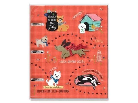 CADERNO ARGOLADO CACHORRO AMIGO - comprar online