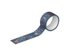 FITA ADESIVA WASHI TAPE 15MMX10M ESTAMPADA E METALIZADA SORTIDAS - Papelaria Visão