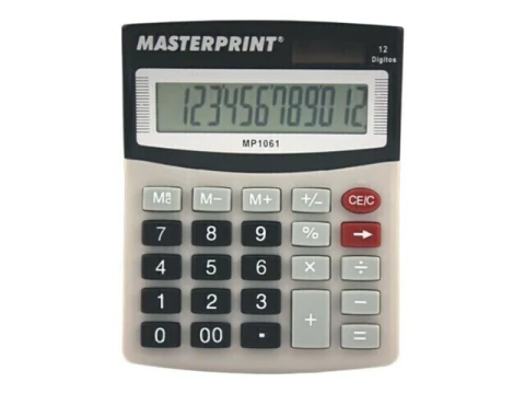 CALCULADORA MANUAL MP 1061 12 DIGITOS IMP. IND - comprar online