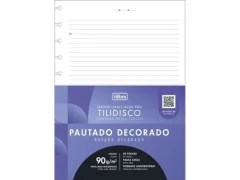 BLOCO REFIL FOLHAS SOLTAS PARA CADERNO TILIDISCO 80FLS