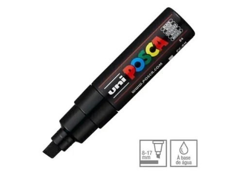 CANETA POSCA PRETO PC-8K 8.0MM