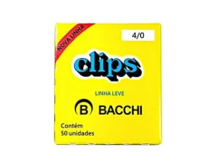CLIPS GALVANIZADO BACCHI 4/0 LL CAIXA 50 UNID - comprar online