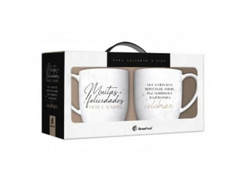 CANECA URBAN C/2UN - FELICIDADES HOJE E SEMPRE 11071 - comprar online