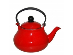 CHALEIRA ESMALTADA RETRO 1500ML VERMELHA 17671 na internet