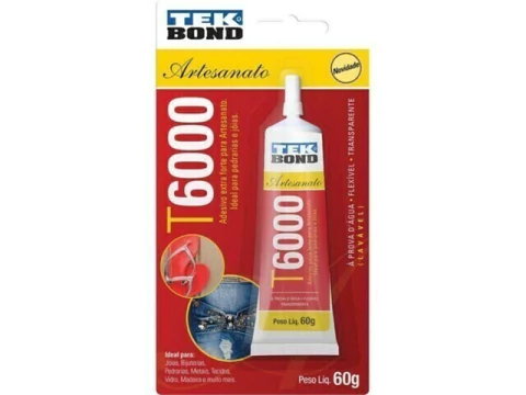 COLA ADESIVA EXTRA FORTE T6000 60G TEK BOND - comprar online