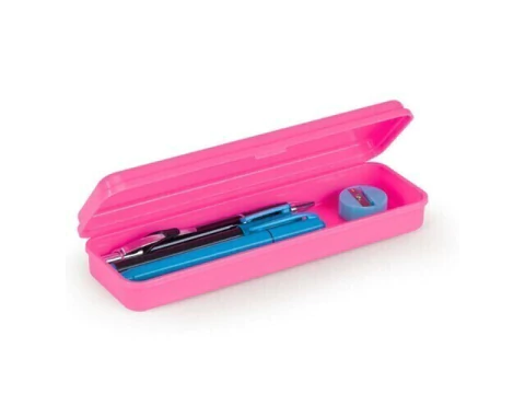 ESTOJO PLASTICO MULTIUSO PLUS NEON ROSA 10080017 - comprar online