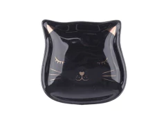 ENFEITE CERAMICA GATO PORTA ANEL 8,5CM - comprar online