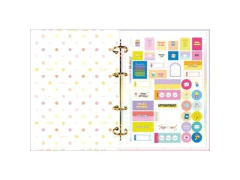 CADERNO ARGOLADO CARTONADO COLEGIAL HAPPY 160FLS CP SORTIDA - Papelaria Visão